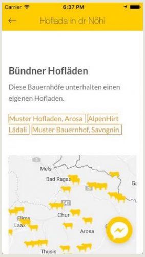 Auf Bündner Hofläden aufmerksam gemacht
