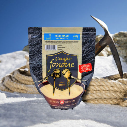 Gletscherfondue Engiadinais cun Prosecco